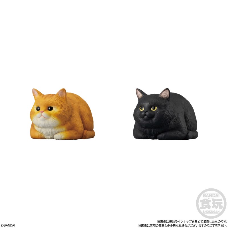 Mocchiri Kororin Squishy Soft Vinyl Cats 4,5cm Asst 12pcs